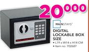 Mainstays Digital Lockable Box Size