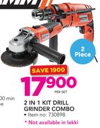 Stramm 2 In 1 Kit Drill Grinder Combo-Per Set