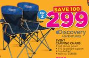 Discovery Adventures Event Camping Chairs-For 2
