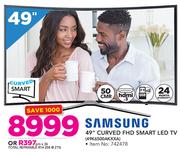 Samsung 49" Curved FHD Smart LED TV 49K6500AKXXA