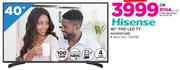 Hisense 40" FHD LED TV HX40M2160F