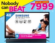 Samsung 48" FHD LED TV 48J5000 With Free Samsung HW-J250 Soundbar