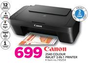 Canon 2540 Colour Inkjet 3 In 1 Printer