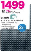 Seagate 3TB 3.5" Hard Drive