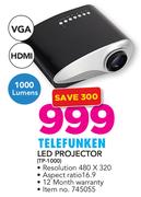 Telefunken LED Projector TP-1000