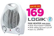 Logik Fan Heater NSB-200A