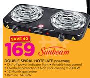 Sunbeam Double Spiral Hotplate SDS-200BB
