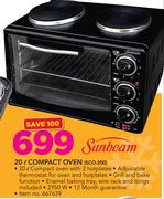 Sunbeam 20Ltr Compact Oven SCO-200