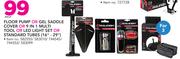 Raleigh Floor Pump Or Gel Saddle Cover Or 9 In 1 Multi Tool Or Red Light Set Or Standard Tubes(16-29