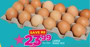 Large Eggs-18's Per Tray