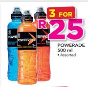 Powerade Assorted-3x500ml