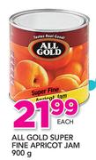 All Gold Super Fine Apricot Jam-900g