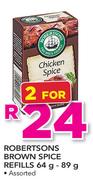 Robertsons Brown Spice Refills 64g-89g-For 2