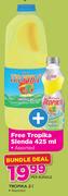 Tropika Assorted 2Ltr With Free Tropika Slenda 425ml-Per Bundle