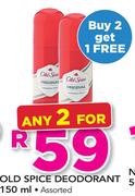 Old Spice Deodorant Assorted-2x150ml