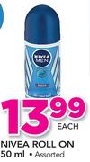 Nivea Roll On Assorted-50ml