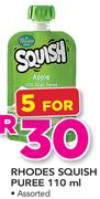 Rhodes Squish Puree-5x110ml