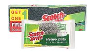 Scotch Brite 3+1 Free Scourers And Heavy Duty Wire Pot Scourers-For 2