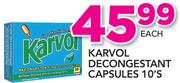 Karvol Decongestant Capsules-10's Each