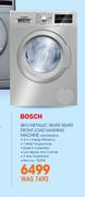 Bosch 8Kg Metallic Silver Silver Front Load Washing Machine WAT2846XZA