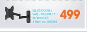 Ellies Double Wall Mount 15"-56" Bracket