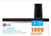 LG 2.1 Channel Soundbar SUBW.SH2