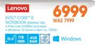 Lenovo Intel Core i3 Notebook IDEAPAD 100