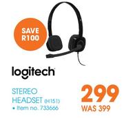 Logitech Stereo Headset H151