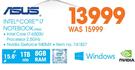 Asus Intel Core i7 Notebook