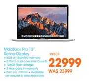 Apple MacBook Pro 13" Retina Display