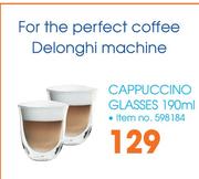 Cappuccino Glasses 190ml