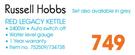 Russell Hobbs Red Legacy Kettle