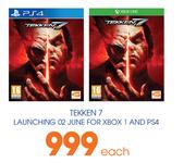 Tekken 7 (For Xbox 1 & PS4)-Each