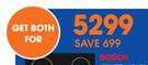 Bosch 60cm Ceramic Hob  PKE611D17E & Bosch Multifunction Oven HBN301E2Z Combo
