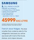 Samsung 791Ltr French Door Fridge RF31FMESBSLFA