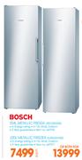 Bosch 324Ltr Metallic Fridge KSV33NI30 & Bosch 220Ltr Metallic Freezer GSN33VI30 Combo