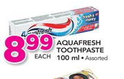 Aquafresh Toothpaste-100ml