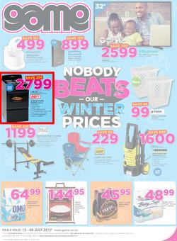 Game Namibia : Nobody Beats Our Winter Prices (13 July - 25 July 2017), page 1