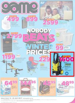 Game Namibia : Nobody Beats Our Winter Prices (13 July - 25 July 2017), page 1