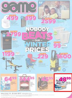 Game Namibia : Nobody Beats Our Winter Prices (13 July - 25 July 2017), page 1