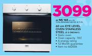 Defy 60cm Eye Level Oven Stainless Steel S S DBO461