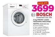 Bosch 6Kg Front Load Washing Machine White WAB16061ZA