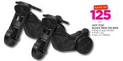Hot Tod Black Ride On Bike-Each