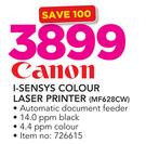 Canon I-Sensys All In One Colour Laser Printer MF628CW