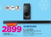 Samsung 2.1 Channel Sound Bar HW-J355XA