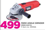 Black & Decker 900W Angle Grinder 900W KG915