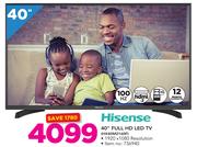 Hisense 40" Full HD LED TV HX40M2160F