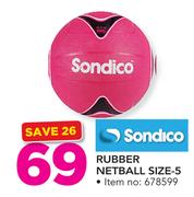 Sondico Rubber Netball Size 5