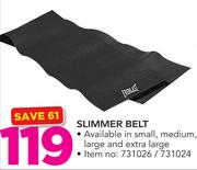 Everlast Slimmer Belt In Small, Medium, Large And Extra Large-Each 