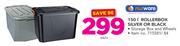 Nuware 150Ltr Rollerbox Silver Or Black-Each
